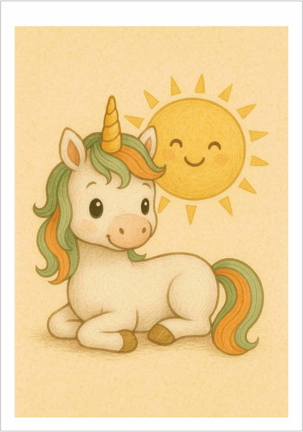 Pre-school to Prep 'Vintage Unicorns' Calendar