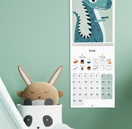 Pre-school to Prep 'Smiley Dinos' Calendar